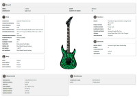 Jackson X Series Dinky DK1A Amaranth Fingerboard Illuminati Jackson X Series Dinky DK1A Amaranth Fingerboard Illuminati